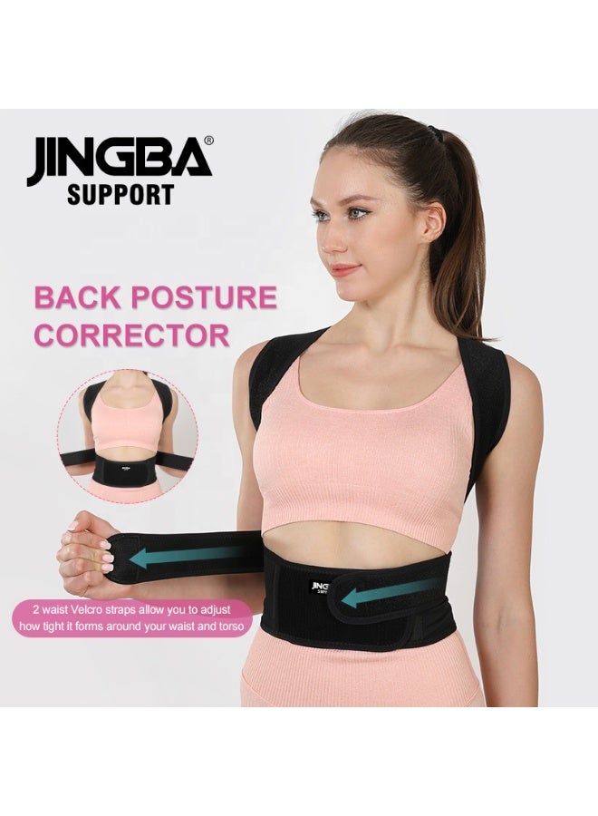 JINGBA SUPPORT Posture Corrector for Men & Women, Adjustable Back and Shoulder Brace, Spine Support, Breathable Design (JB 2001) - Image 3